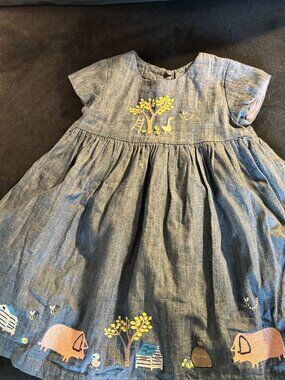 Charming M&S Toddler Embroidered Dress